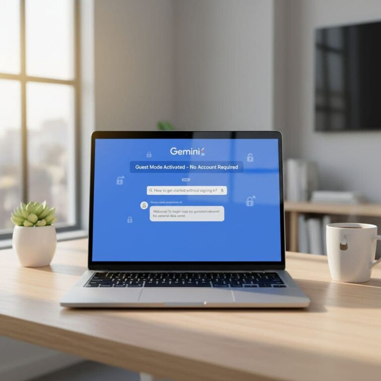How to Use Google Gemini Mini Without Google Account (Guest Mode Guide)