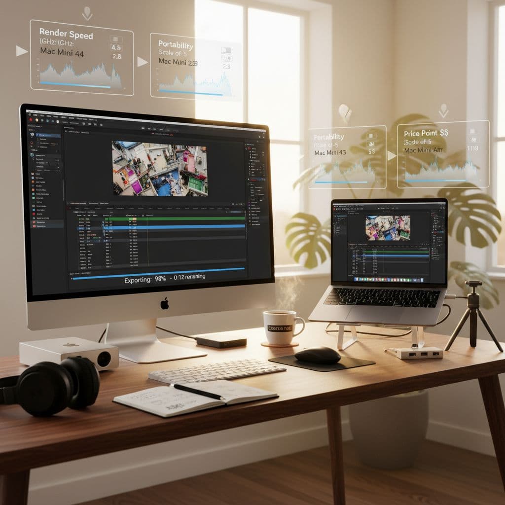 Mac Mini vs MacBook Air for Video Editing Real‑World Guide for YouTubers, Students, and Creators