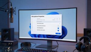 Microphone privacy settings page in Windows 11